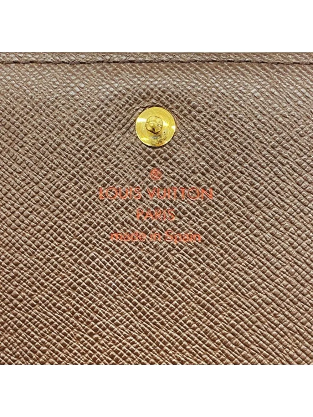 Louis Vuitton Wallet Damier Porte-Monnaie Viennois Tresor Ebene